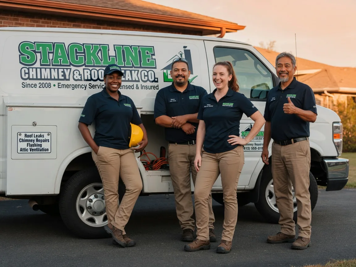 Chimney flashing repair company in Nellis, WV